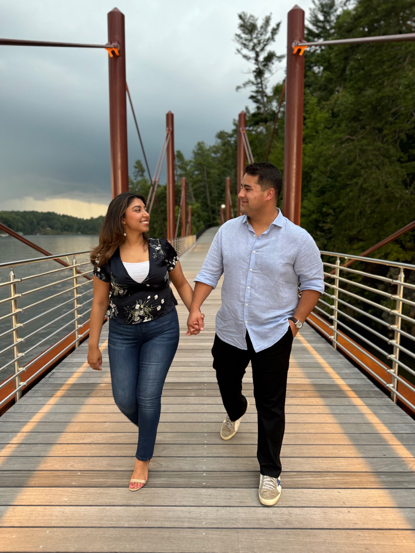 Balduino and Briana, owners of Green Rhino Lawn Care