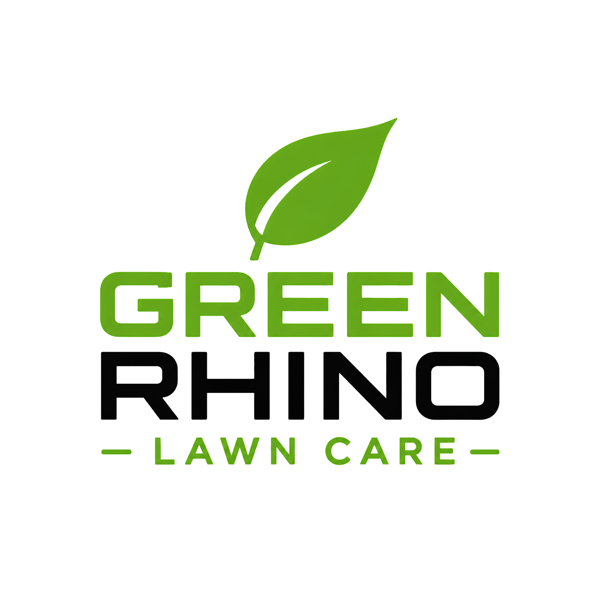 Green Rhino Lawn Care logo
